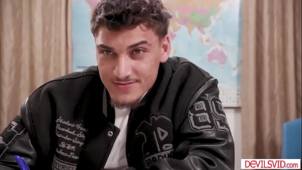 My big tits blonde teacher letting me fuck her tight ass